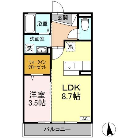 ★D-room★インターネットWi-Fi無料★ヴィラ・ベルク