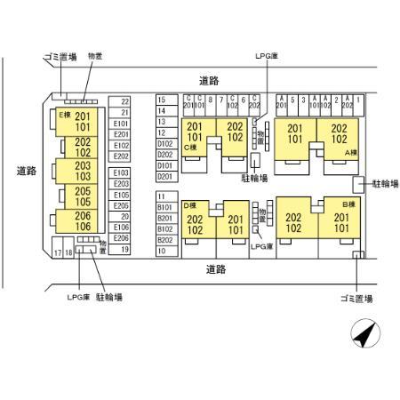 ★D-room★インターネットWi-Fi無料★シャルム ガーデンA