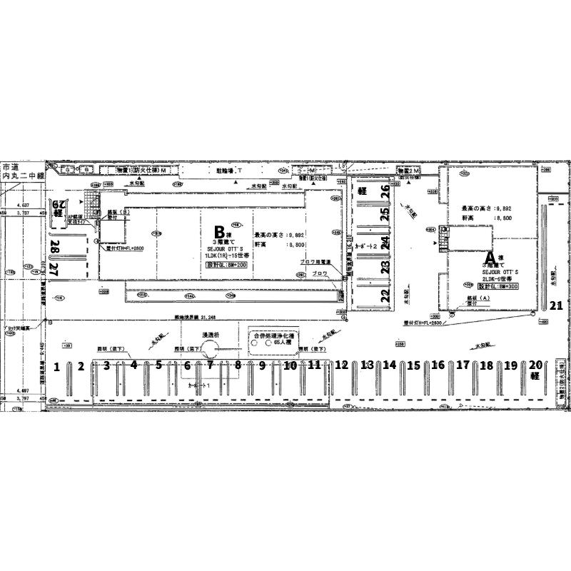 ★市役所・中心街まで徒歩圏内★3階建★都市ガス★インターネット無料★エクセルステージB