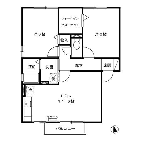 ★D-room★インターネットWi-Fi無料★グランヴィラージュC
