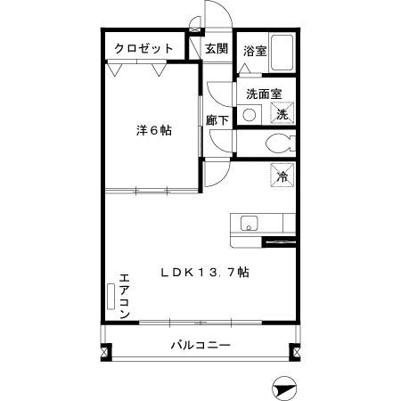 ★D-room★インターネットWi-Fi無料★メゾン・アソルティ