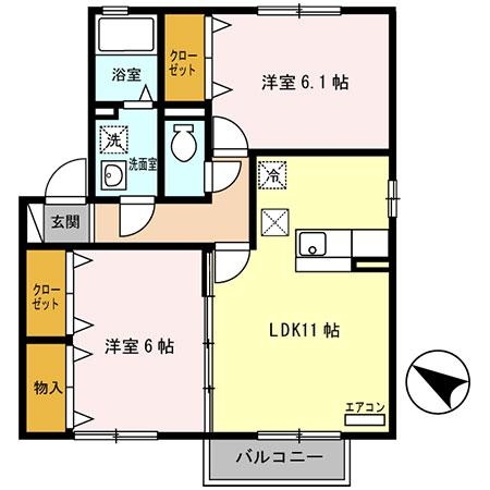 ★D-room★インターネット無料★ペット可(小型犬)★メゾン・ソレイユ