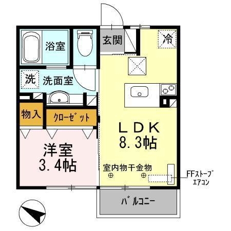 ★D-room★モンテローザ小待A
