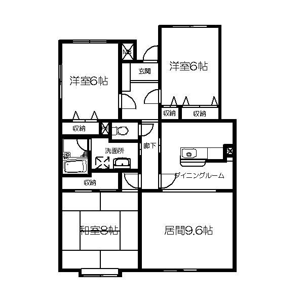 ☆広々3LDKで快適生活☆サニーライフ