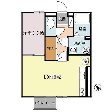 ★D-room★インターネットWi-Fi無料★セジュール沢里Ⅱ