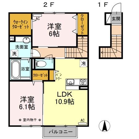 ★D-room★インターネット無料★プランドールⅡ