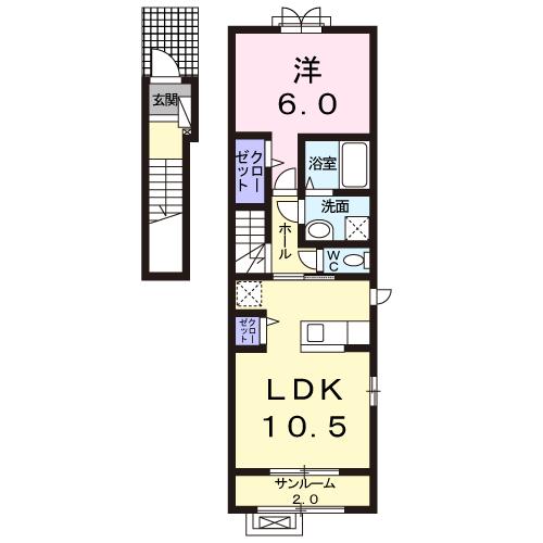 ★大東建託★ヴィラ ハナブサ