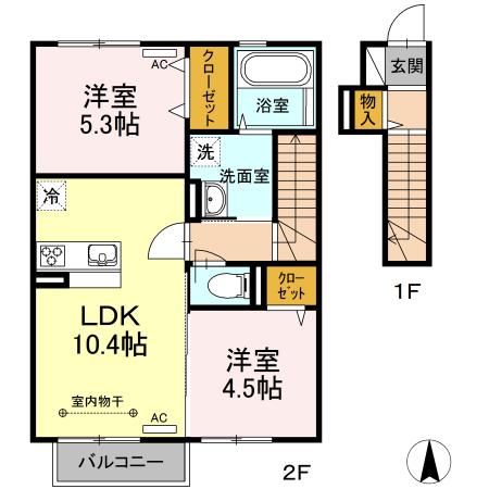 ★D-room★オール電化★インターネット無料★サニースクエア