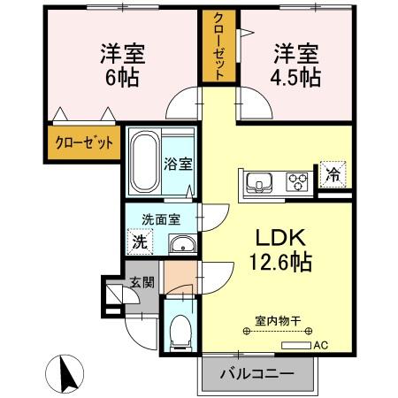 ★D-room★オール電化★インターネット無料★リヴィエール城下