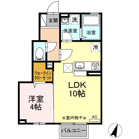 ★D-room★オール電化★インターネット無料★ル・シエル三沢