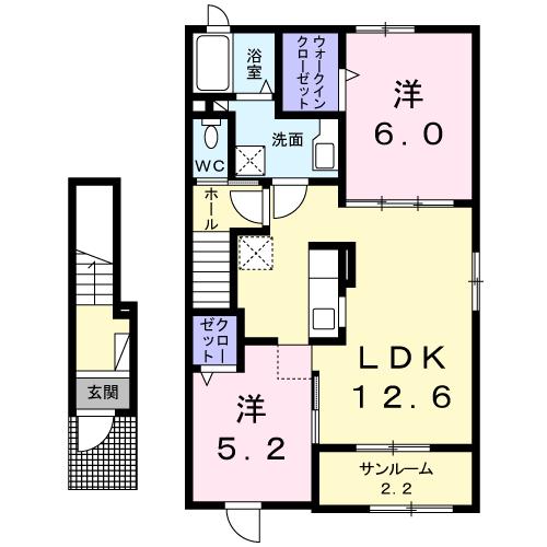 ★大東建託★インターネット無料★ヴィラファミリアK. C