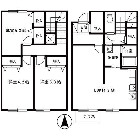★D-room★十日市アパート