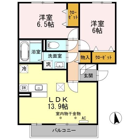 ★D-room★インターネット無料★アバンセレジデンスA