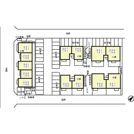 ★D-room★インターネットWi-Fi無料★シャルム ガーデンB