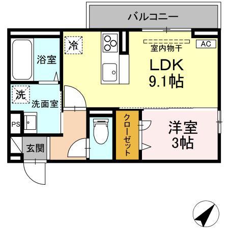 ★D-room★太陽光発電ZEH-M★インターネット無料★新築★レスア柏崎Ⅰ