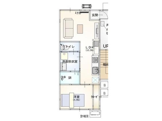 ☆スタイリッシュなシャワールームタイプ☆サステナ中居林